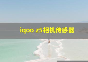 iqoo z5相机传感器